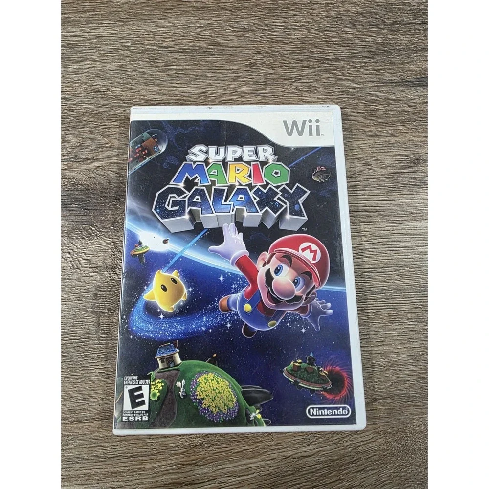 SUPER MARIO GALAXY Nintendo Wii Disc, Case & Manual.